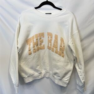 The Bar White and Tan Sweatshirt